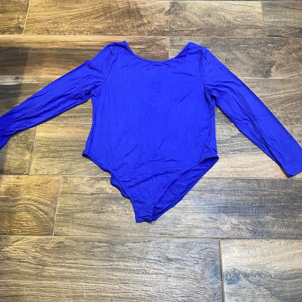 Shein-curve-plus Women's Blue Bodysuit